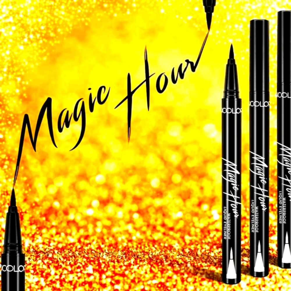 MAGIC HOUR-WATERPROOF BLACK LIQUID EYELINER PEN